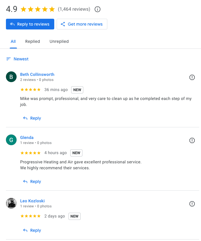 Google Business Reviews