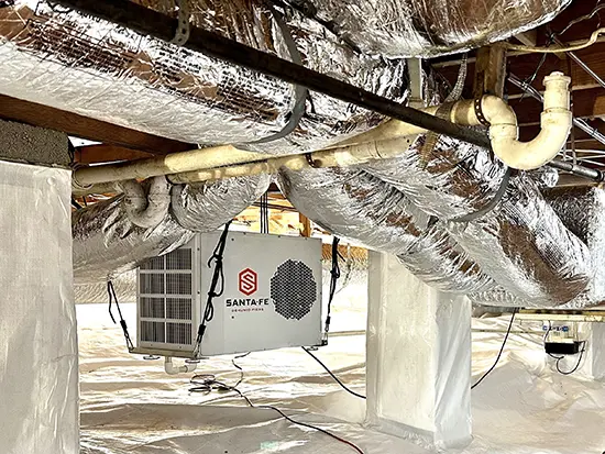 Encapsulation with Dehumidifier